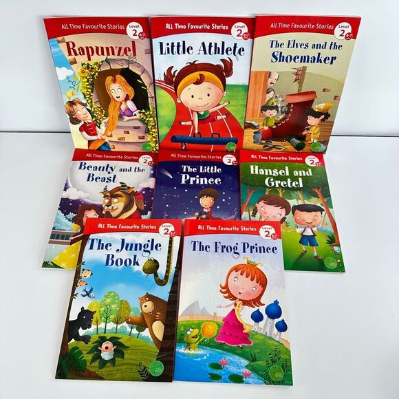 No Brand Other - All Time Favourite Stories Reader Bundle, 8 books-Rapunzel, Hansel and Gretel